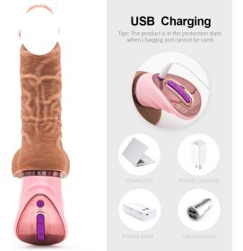Silicone Soft Penis;  Sucker And Vibrator Remote Control 7 vibration modes; thrusting Dil-do toy for Women with 8 Vibrating Modes Silicone Dil-do